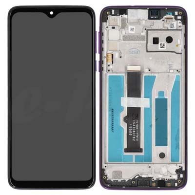 Lcd + Touch + Frame Per Xt2016 Motorola One Macro - Ultra Violet - Compatibile