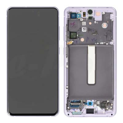 Lcd + Touch + Frame Per G990B Samsung Galaxy S21 Fe - Lavender