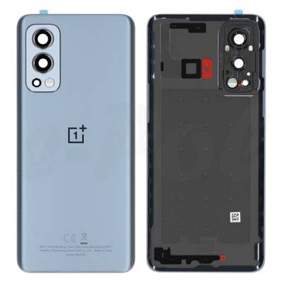 Cover Batteria Per Oneplus Nord 2 5G - Grey Sierra