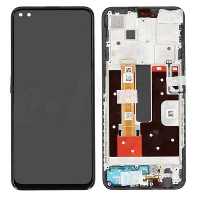 Lcd + Touch + Frame Per Cph2065 Oppo Reno4 Z 5G - Ink Black