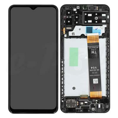 Lcd + Touch + Frame Per A135F Samsung Galaxy A13 Gh82-28508A Gh82-28653A - Black