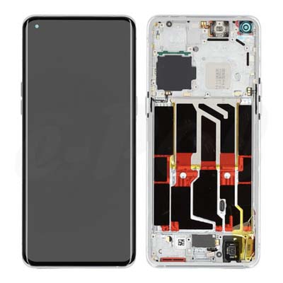 Lcd + Touch + Frame Per Cph2305 Oppo Find X5 Pro - Ceramic White