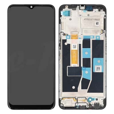 Lcd + Touch + Frame Per Cph2269 Oppo A16, A16S - Black