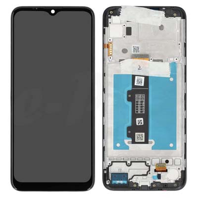 Lcd + Touch + Frame Per Xt2155 Motorola Moto E20 - Black - Compatibile
