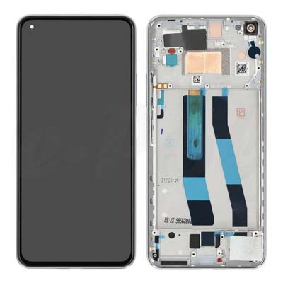 Lcd + Touch + Frame Per 2109119Dg Xiaomi 11 Lite 5G Ne - Snowflake White