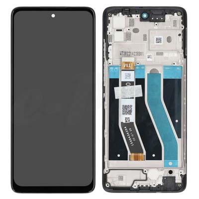 Lcd + Touch + Frame Per Xt2223-1 Motorola Moto G62 5G - Black