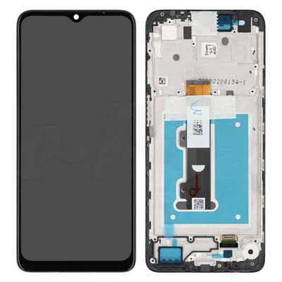 Lcd + Touch + Frame Per Motorola Moto E22 - Astro Black