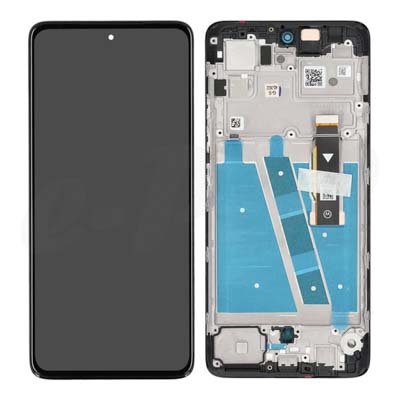 Lcd + Touch + Frame Per Xt2255 Motorola Moto G72 - Black