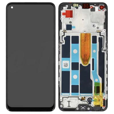 Lcd + Touch + Frame Per Iv2201 Oneplus Nord Ce 2 5G - Grey Mirror, Bahama Blue
