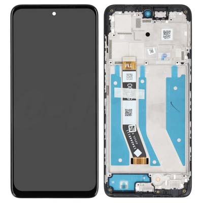 Lcd + Touch + Frame Per Xt2337 Motorola Moto G73 5G - Black