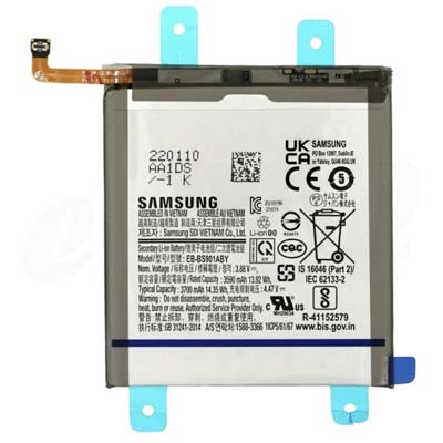 Batteria 3700 mAh per Samsung Galaxy S22 5G 2022 S901B EB-BS901ABY GH82-27494A Service Pack Originale
