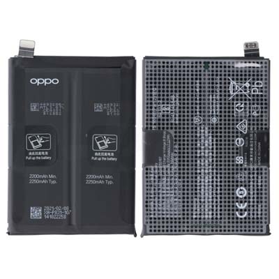 Batteria 4500 mAh per Oppo Find X3 Neo 5G 2021 CPH2207 BLP825 4906043 Service Pack Originale
