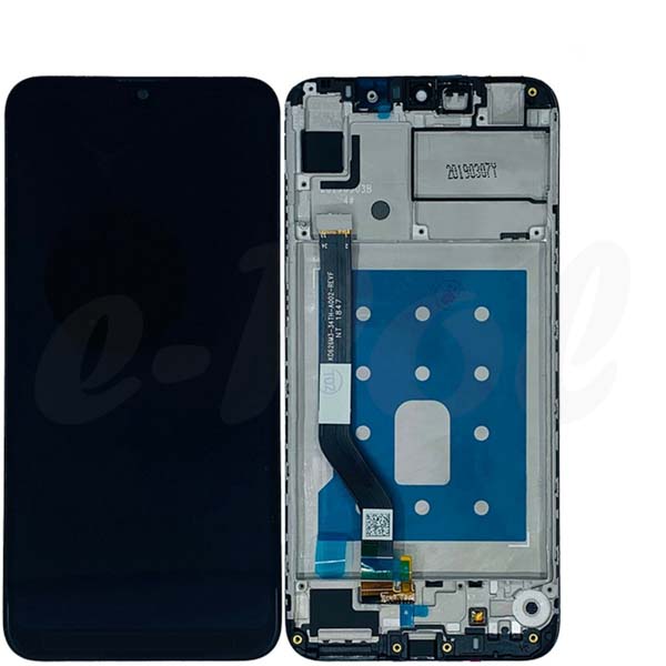 Display Lcd Frame Huawei Y7 2019 Dub-Lx1 Lx2 L22 Touch Screen Vetro Schermo Nero