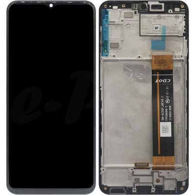 Display Lcd + Frame Samsung Galaxy A23 4G 2022 Sm-A235 Nero Gh82-28657A Gh82-28563A - Originale