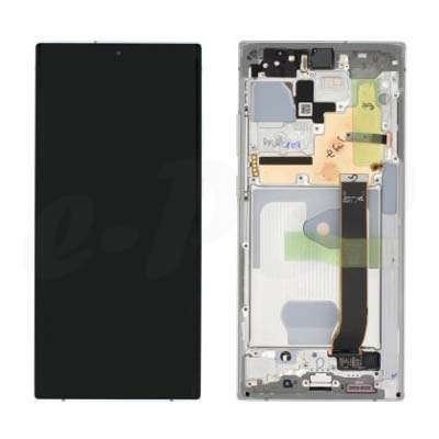 Display Lcd Frame Per Samsung N985F N986B Note 20 Ultra Bianco Gh82-31458C Originale