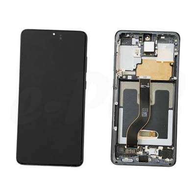 Display Samsung S20 Plus 4G/5G G985F G986F Black (No Camera) Gh82-31441A Originale