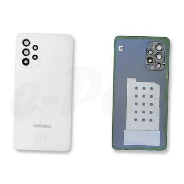 Scocca Posteriore Per Samsung Galaxy A52 Sm-A525 Back Cover Vetro Bianco Originale