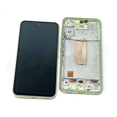 Schermo Lcd + Touch + Frame Per Samsung Galaxy A54 5G 2023 A546B Gh82-31232C Service Pack Green Originale