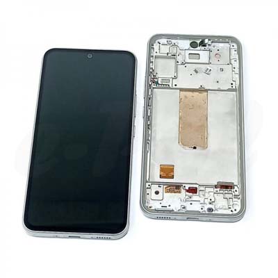 Schermo Lcd + Touch + Frame Per Samsung Galaxy A54 5G 2023 A546B Gh82-31232B Service Pack White Originale