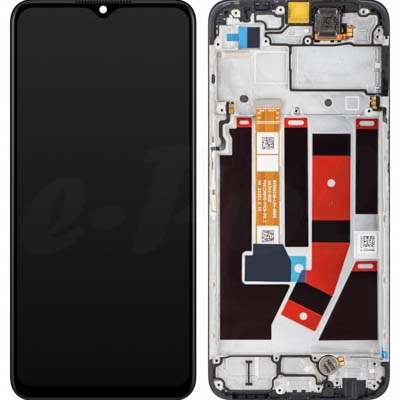 Lcd + Touch Per Oppo A57 4G 2022 Cph2387 4130239 Service Pack Black Originale