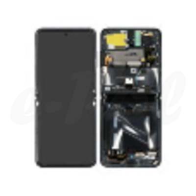 Lcd + Touch + Frame Per F700N Samsung Galaxy Z Flip - Mirror Nero