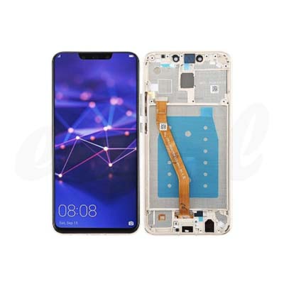 Lcd + Frame Huawei Mate 20 Lite Oro - Usato Con Segni Di Usura