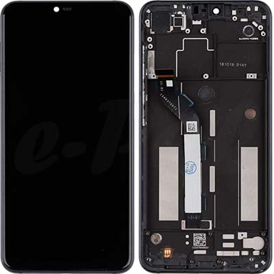 LCD + Touch + frame per Xiaomi Mi 8 Lite - nero