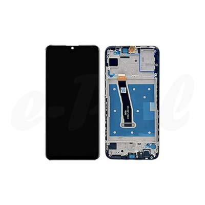 Lcd + Touch + Frame Per Huawei P Smart / P Smart + (2019) Compatibile - Nero